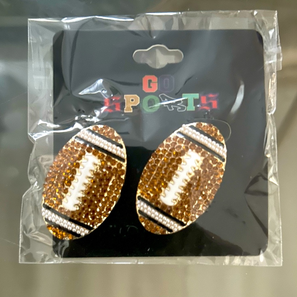 Sports Rhinestone Earrings 2 for $5
